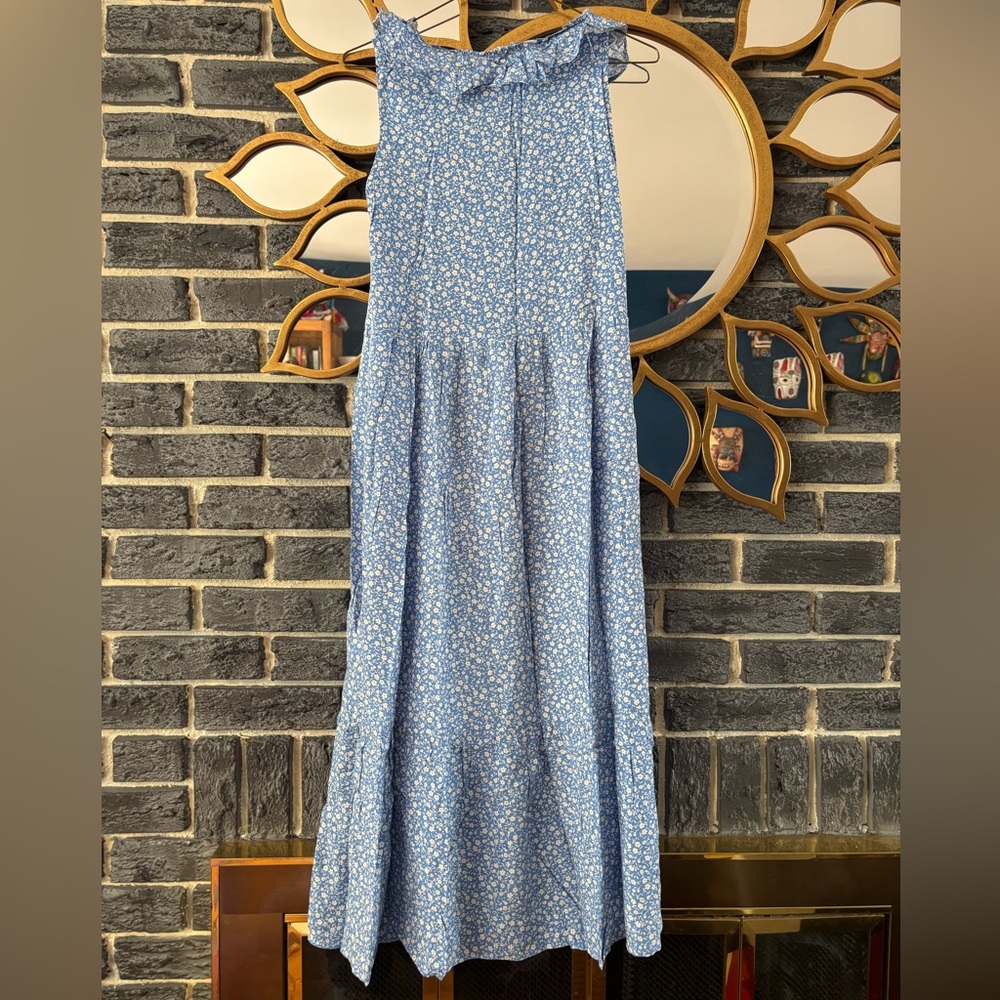 Old Navy Blue Floral Midi Dress - Picture 5 of 6
